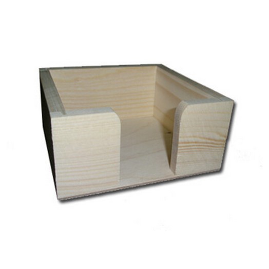 Θήκη ξύλινη για κάρτες 11,2x11,2x5,5 cm