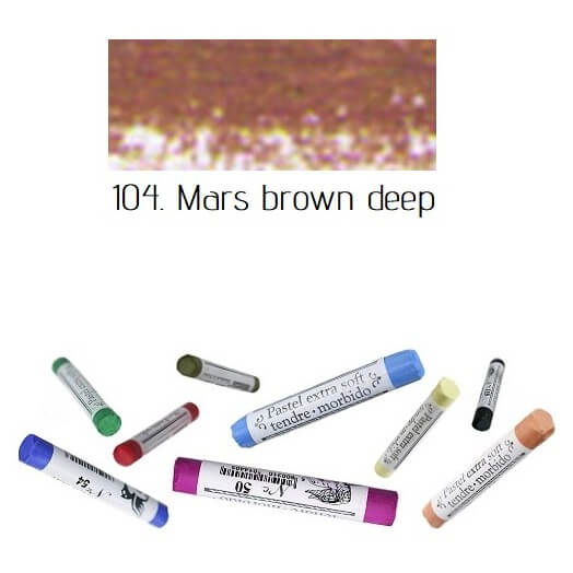 Soft pastel Extrafine Renesans - Mars brown deep