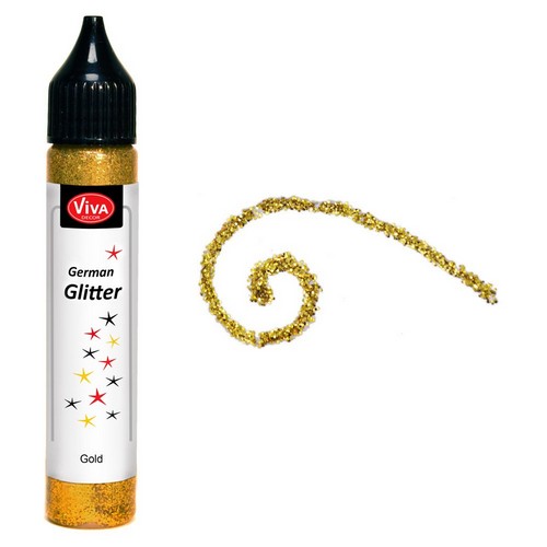 German-Glitter 28 ml, Viva Decor, Gold