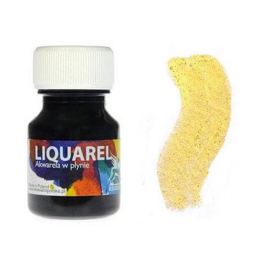 Χρωμα ακουαρέλας Liquarel 30 ml - Metallic Gold