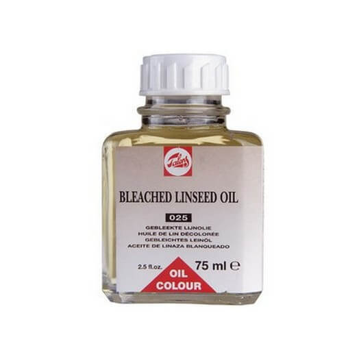 Λινέλαιο λευκασμένο Bleached linseed oil Talens, 75ml
