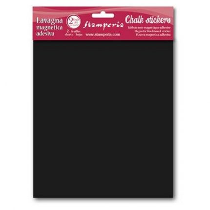 Αυτοκόλλητα Chalkboard φύλλα 21x29.7cm,- 2 τεμ, Stamperia