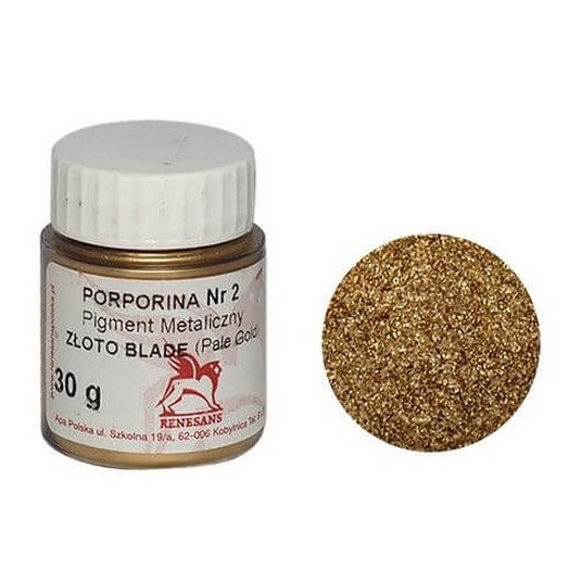 Μεταλλική σκόνη πορπορίνα - Pale Gold 20gr