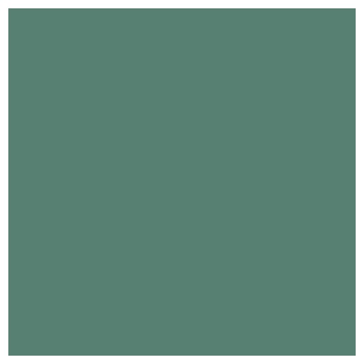 Χρώμα κιμωλίας Dekor Soft Paint 100ml Pentart, Turquoise-green