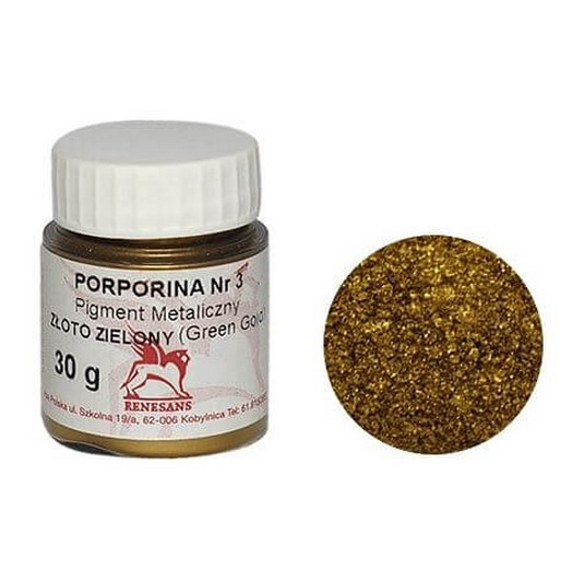 Μεταλλική σκόνη πορπορίνα - Green Gold 20gr