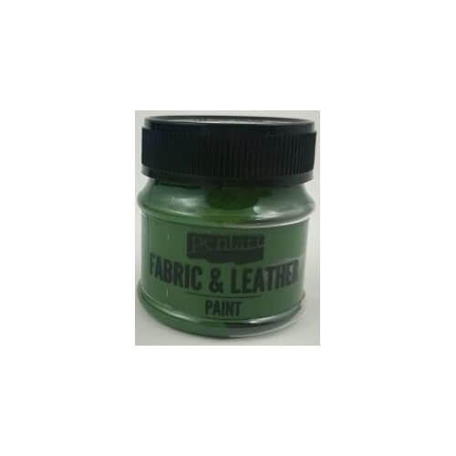 Fabric and leather paint 50 ml, Pentart -Χρώμα για ύφασμα και δέρμα, Pine Green