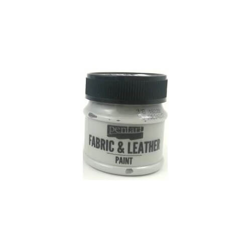 Fabric and leather paint 50 ml, Pentart -Χρώμα για ύφασμα και δέρμα, Gray