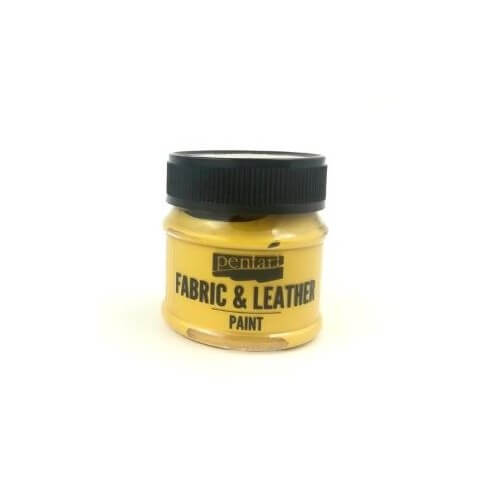 Fabric and leather paint 50 ml, Pentart -Χρώμα για ύφασμα και δέρμα, Gold