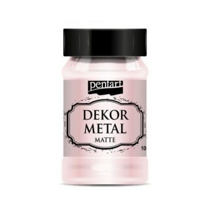Dekor Metal (μεταλλικό κιμωλίας) Pentart 100 ml, Rose Gold