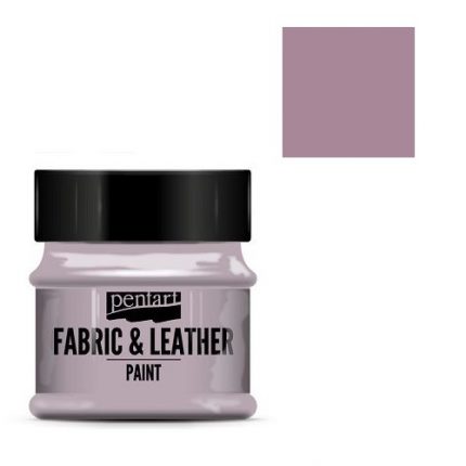 Fabric and leather paint 50 ml, Pentart -Χρώμα για ύφασμα και δέρμα, Vintage Purple
