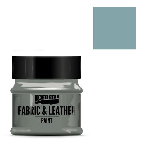Fabric and leather paint 50 ml, Pentart -Χρώμα για ύφασμα και δέρμα, Country Blue