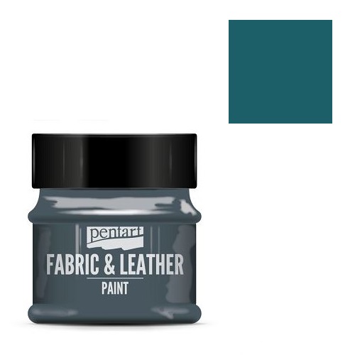 Fabric and leather paint 50 ml, Pentart -Χρώμα για ύφασμα και δέρμα, Poison green