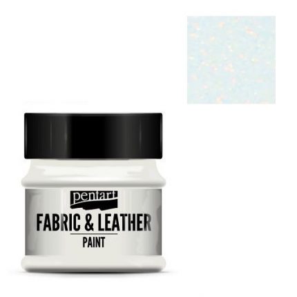 Fabric and leather paint 50 ml, Pentart -Χρώμα για ύφασμα και δέρμα, Glittering Rainbow