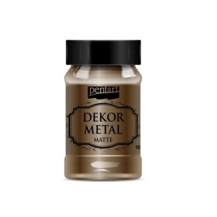 Dekor Metal (μεταλλικό κιμωλίας) Pentart 100 ml, Chocolate