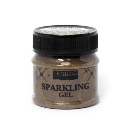 Sparkling gel (ιριδίζουσα πάστα) 50 ml, Pentart, Thorn Gold