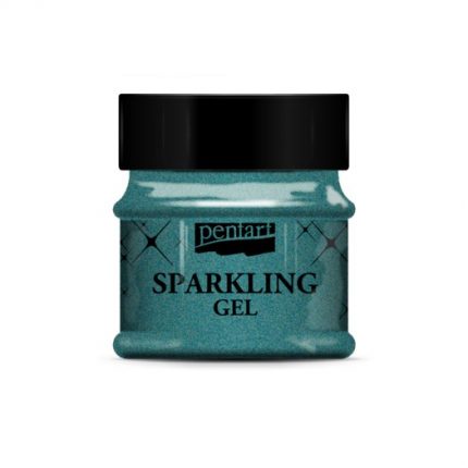 Sparkling gel (ιριδίζουσα πάστα) 50 ml, Pentart, Blue Silver