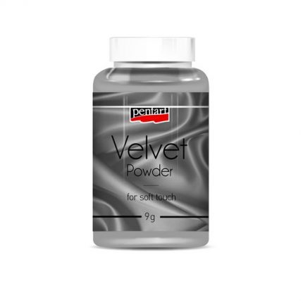 Velvet powder 9gr Pentart, Grey