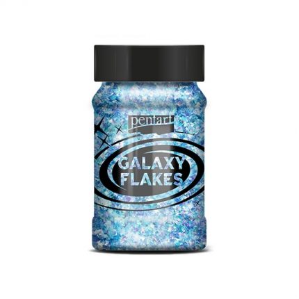 Galaxy Flakes Pentart,15 g Uranus blue