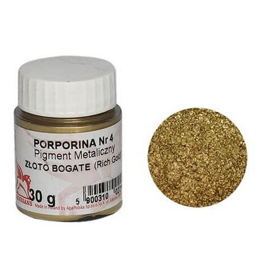 Μεταλλική σκόνη πορπορίνα - Rich Gold 20gr