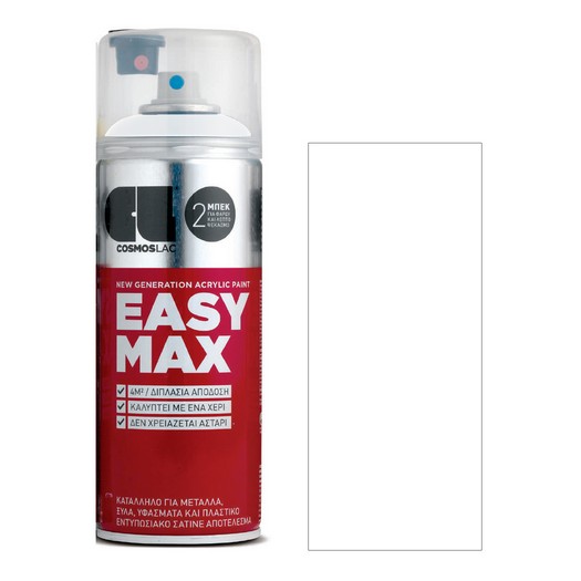 Σπρέι Easy Max 400ml, Λευκό No 800