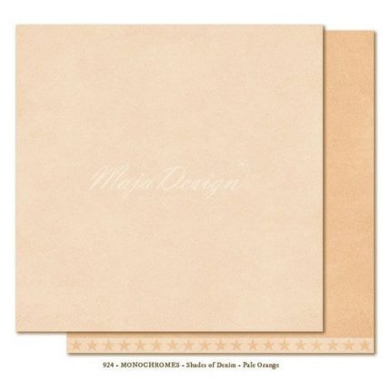 Χαρτί Scrapbooking Maja Collection, Monochrome - Shades of Denim / Pale Orange, διπλής όψης