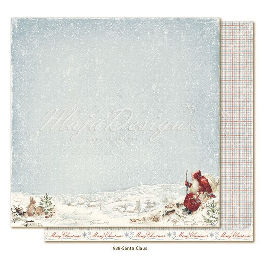 Χαρτί Scrapbooking Maja Collection διπλής όψης, Joyous Winterdays - Santa Claus
