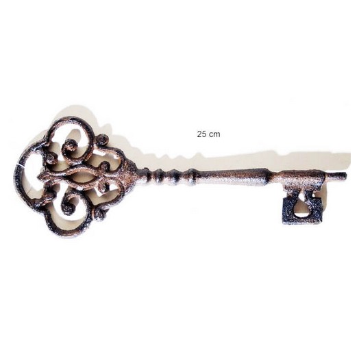Κλειδί σιδερένιο Vintage Brown-Gold Large, 25cm
