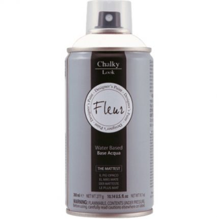 Χρώμα κιμωλίας σε σπρέι Fleur Chalky Spray 300ml, Titanium White