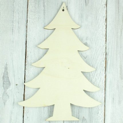 Δεντράκι Χριστουγεννιάτικο ξύλινο 28,5cm