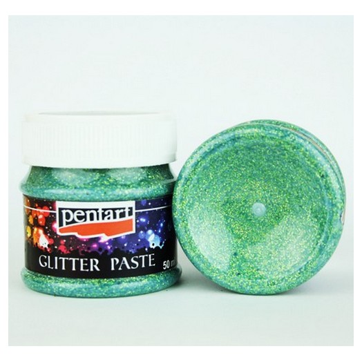 Glitter Paste Pentart 50ml - Light Green