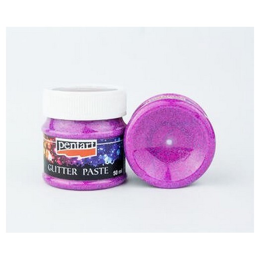 Glitter Paste Pentart 50ml - Pink