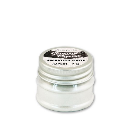 Glamour powder pigment 7gr, Stamperia, Sparkling white