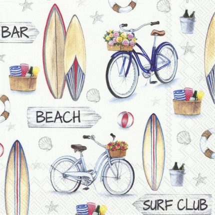 Χαρτοπετσέτα για decoupage, Surf Club, 1 τεμ.