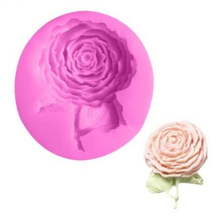 Καλούπι σιλικόνης, Rose, 6,5x7,3cm