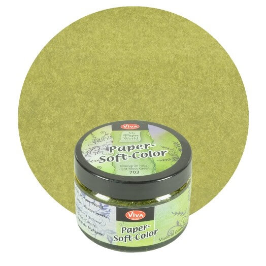 Paper Soft Color Viva Decor 75 ml - Light moss green