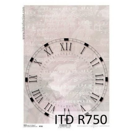 Ριζόχαρτο ITD, 21x29cm, Ρολόι, R750