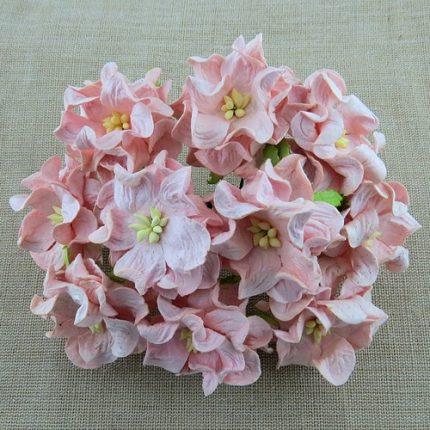 Λουλούδια PALE PINK GARDENIA, 25mm, 5 τεμ.