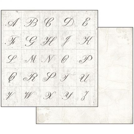 Χαρτιά scrapbooking 10τεμ Letters & Flowers, Stamperia