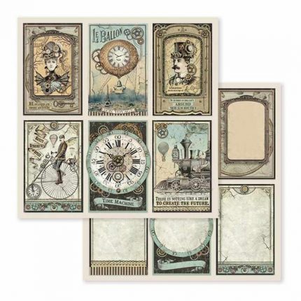 Χαρτιά scrapbooking 10τεμ Stamperia,  Voyages Fantastiques