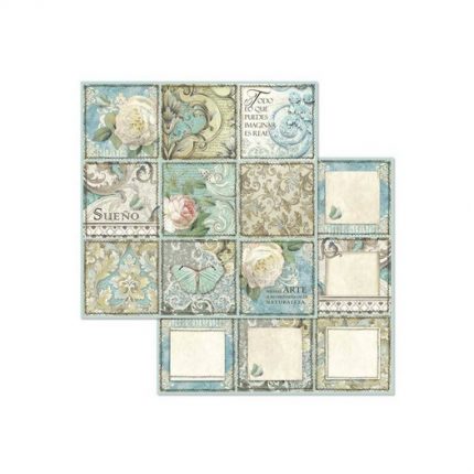 Χαρτιά scrapbooking 10τεμ Stamperia 20,3x20,3cm, Azulejos