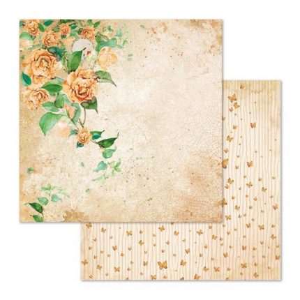 Χαρτιά scrapbooking 10τεμ Stamperia 20,3x20,3cm, Flowers for you