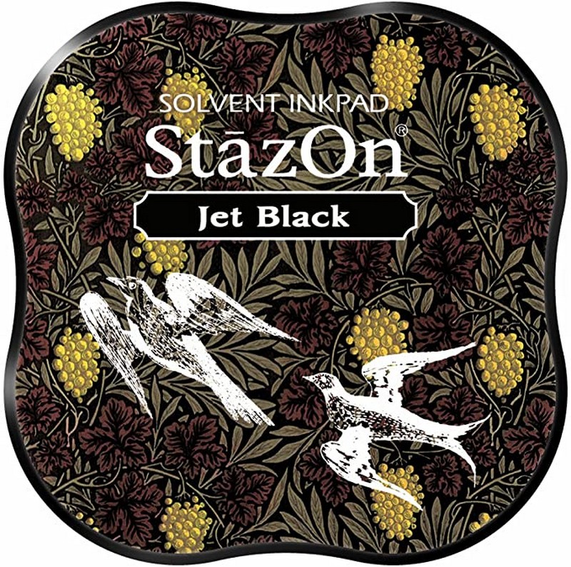 Μελάνι Ανεξίτηλο για σφραγίδες, Stazon Jet Black