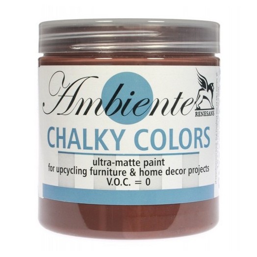 Chalk paint (Χρώμα κιμωλίας) Ambiente 250ml - CHOCOLATE