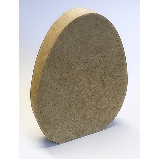 Αυγό mdf βάσης 12cm ,πάχος 1,8cm