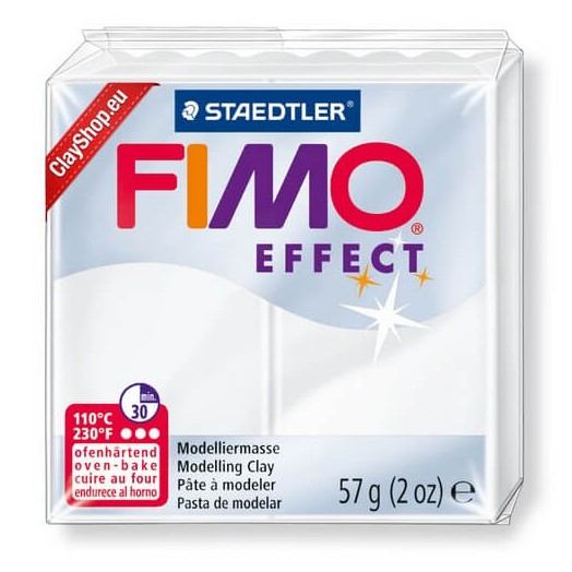 Fimo Effect 56gr Transparent White