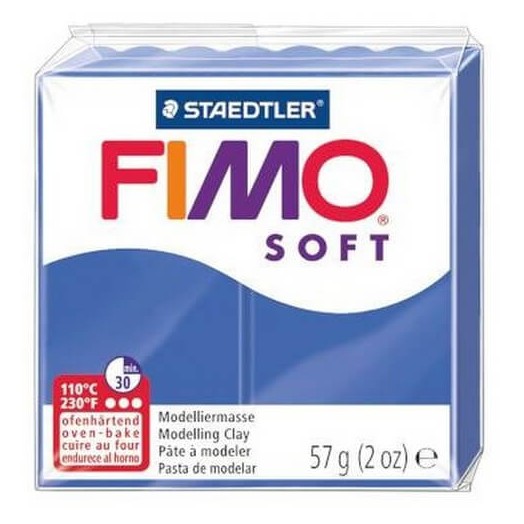 Fimo Soft 56 gr Brilliant Blue