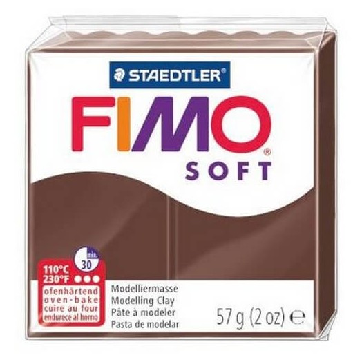Fimo Soft 56 gr Chocolate