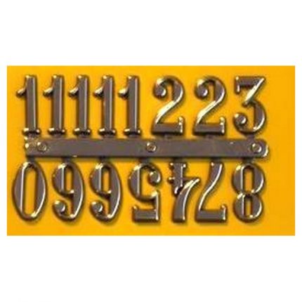 Αριθμοί αυτοκόλλητοι για ρολόι σε χρυσό χρώμα 20mm