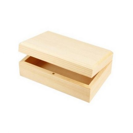 Κουτάκι για χρυσαφικά ξύλινο 14x9x5 cm