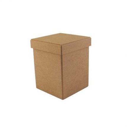 Κουτί με αποσπώμενο καπάκι MDF, 14x14xY18cm